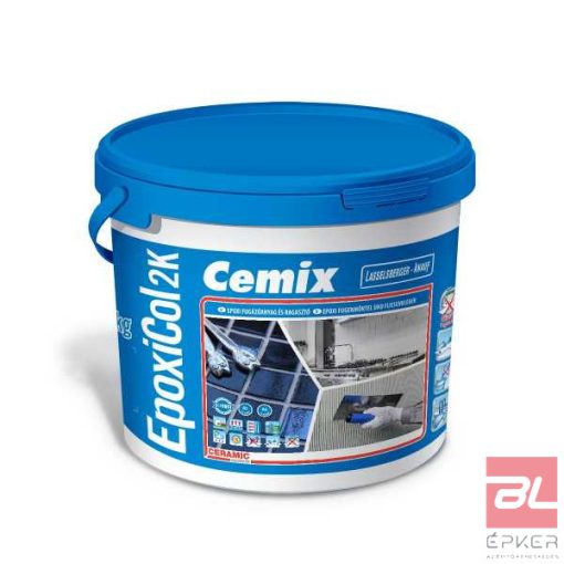 CEMIX (Lasselsberger-Knauf) EpoxiCOL 2K, fehér, világosszürke, jázmin